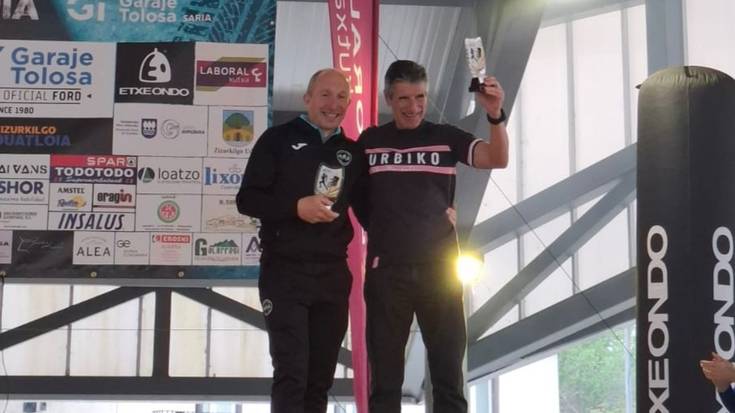 Ignacio Cruz Euskadiko txapeldunorde, beteranoen hirugarren mailako sprint distantziako duatloian