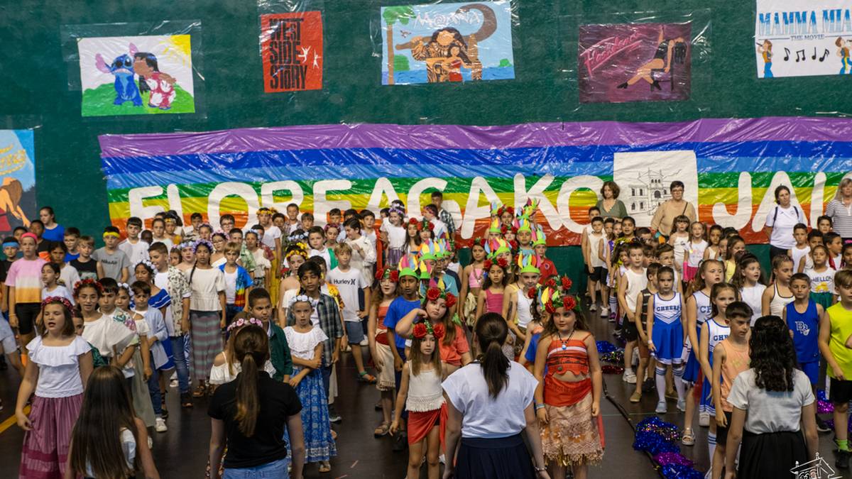 Floreaga Ikastetxeak ikasturte amaierako jaialdia egingo du arratsaldean