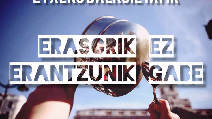 Soraluzeko erailketa matxista salatzeko, kazerolada leihoetatik eta balkoietatik